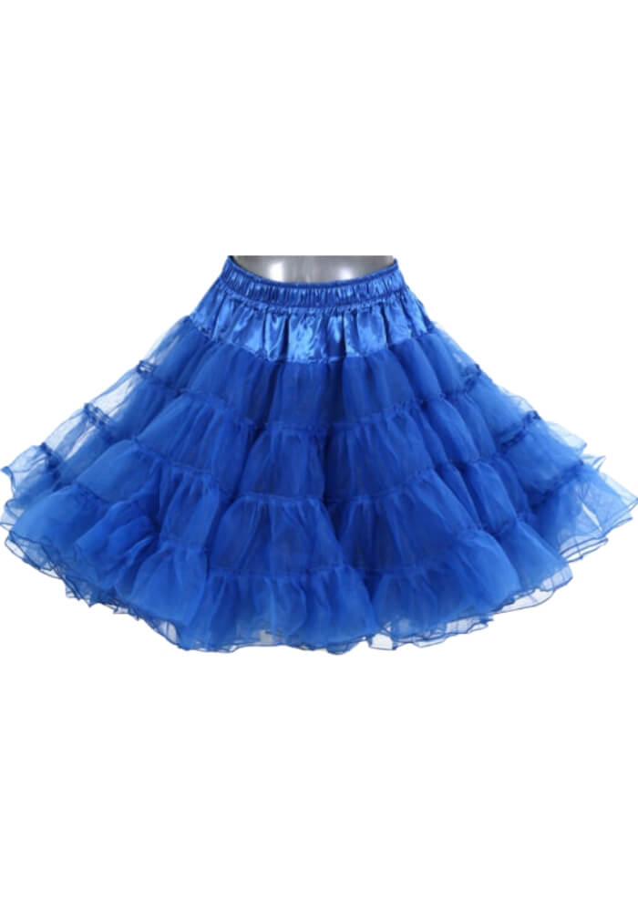 Petticoat Lang Blauw 2-Laags - Festivales