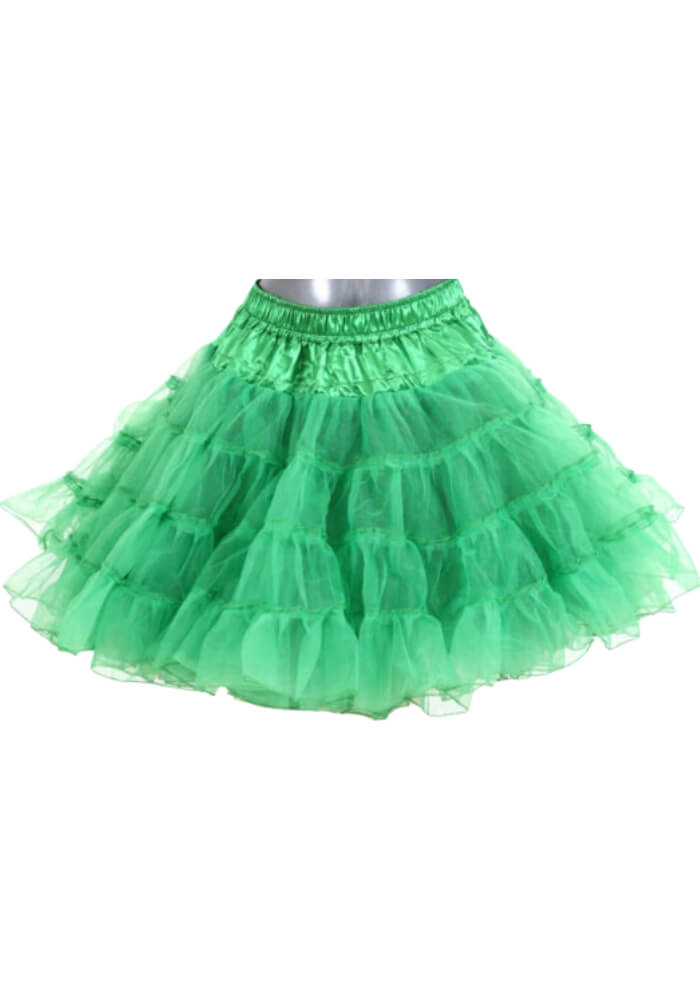 Petticoat Lang Groen 2-Laags - Festivales