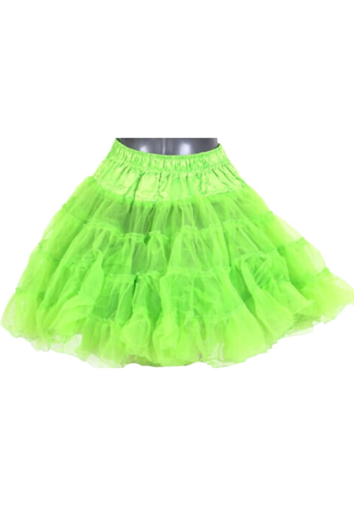 Petticoat Lang Licht Groen 2-Laags - Festivales