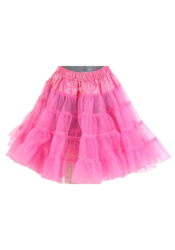 Petticoat Lang Roze 2-Laags - Festivales