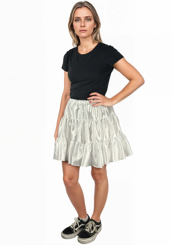 Petticoat Frilled Wit - Festivales