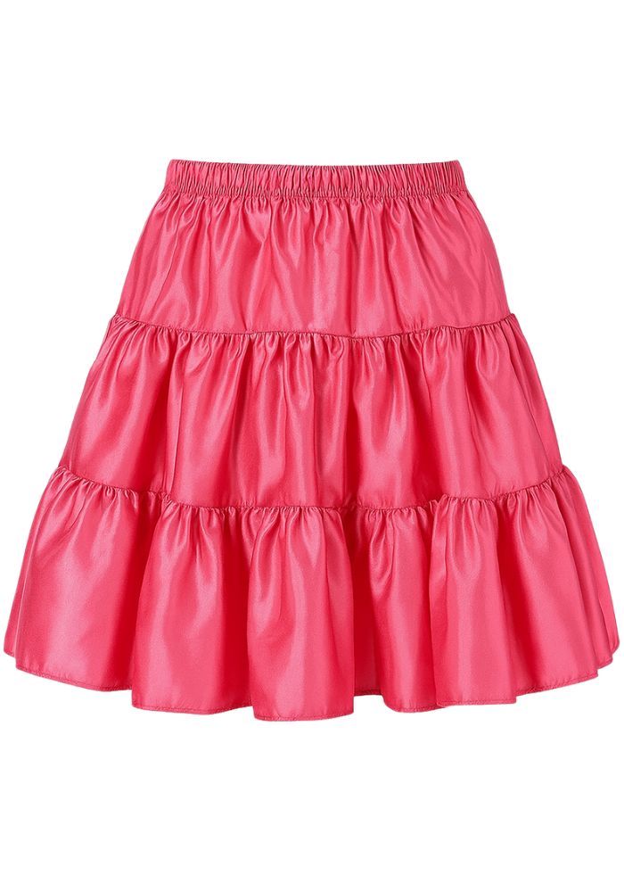 Petticoat Frilled Roze - Festivales