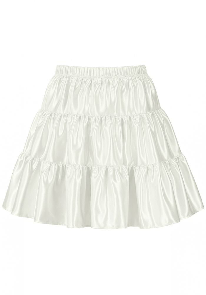 Petticoat Frilled Wit - Festivales