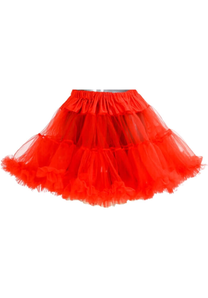 Petticoat Short Luxe Rood - Festivales