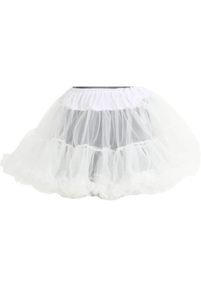 Petticoat Short Luxe Wit - Festivales