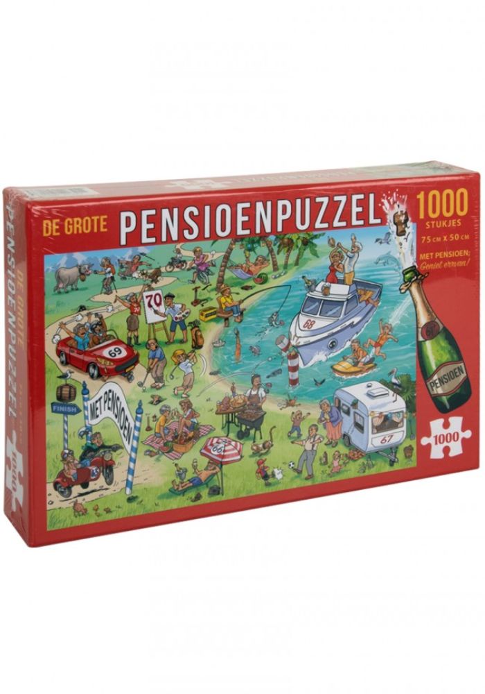 Puzzel Pensioen 1000 Stukjes 75 x 50 cm - Festivales