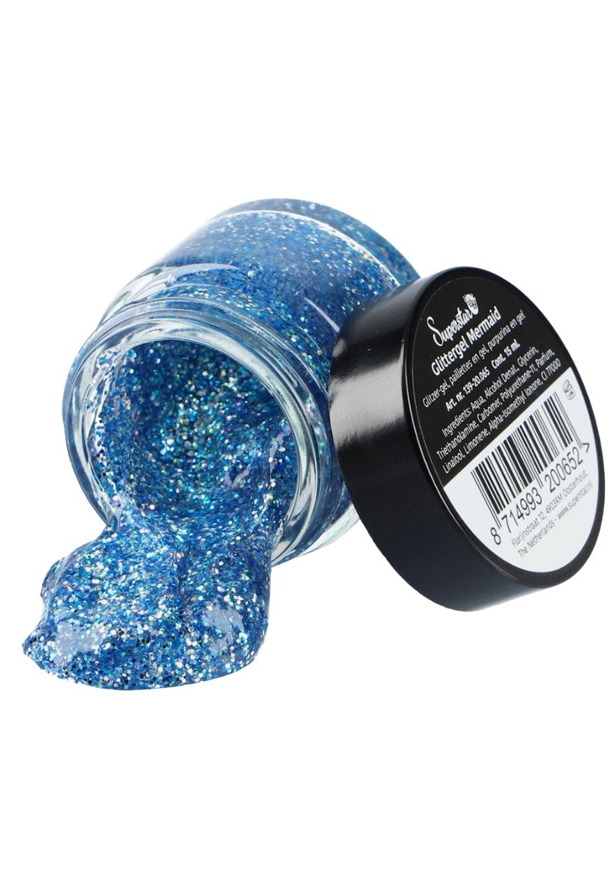 Gel Superstar Glitter Mermaid (Huid&Haar) 15ml - Festivales