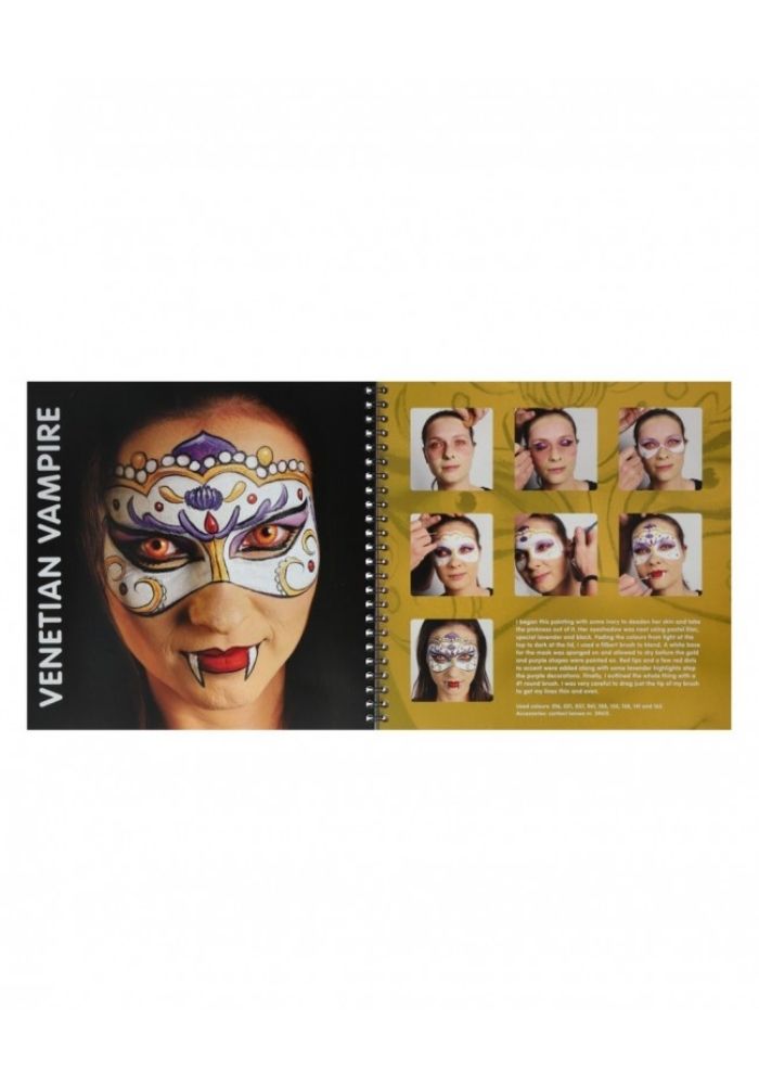 Schminkboek Scary Facepainting van Nick Wolfe 2522 - Festivales