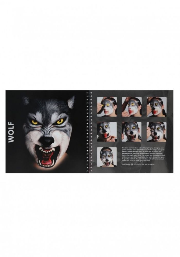 Schminkboek Scary Facepainting van Nick Wolfe 2522 - Festivales