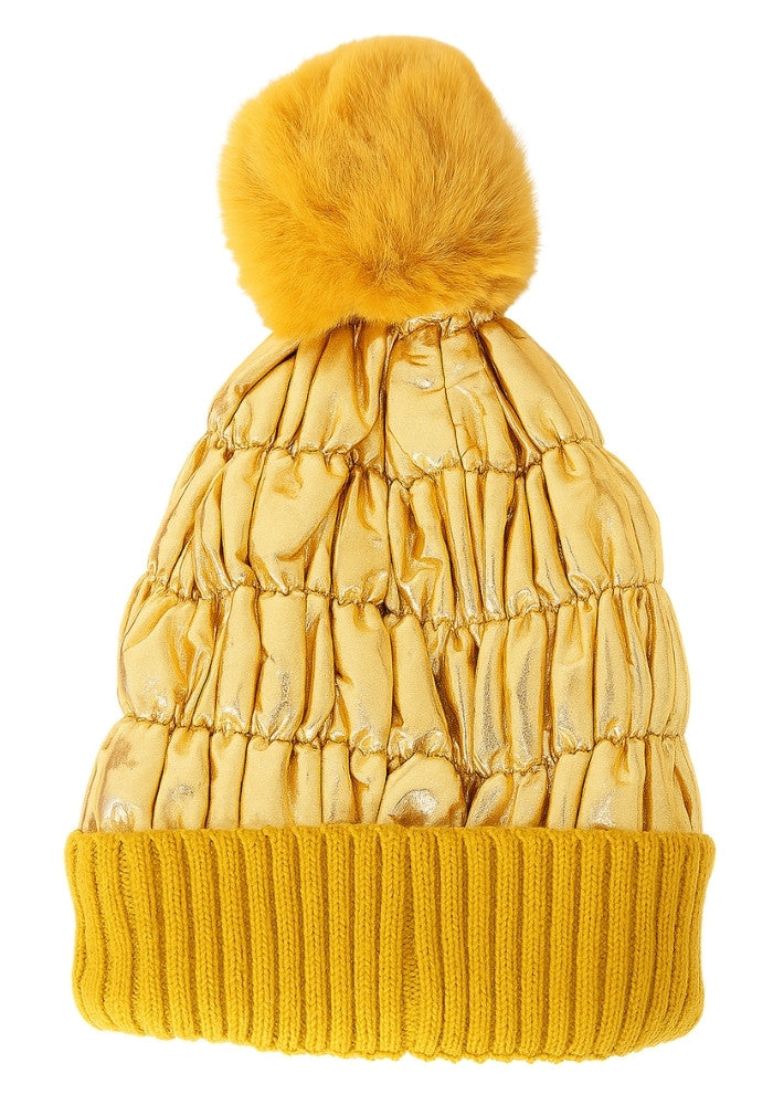 Ski Muts Metallic Goud - Festivales