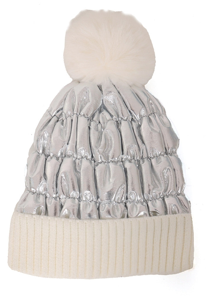 Ski Muts Metallic Zilver - Festivales