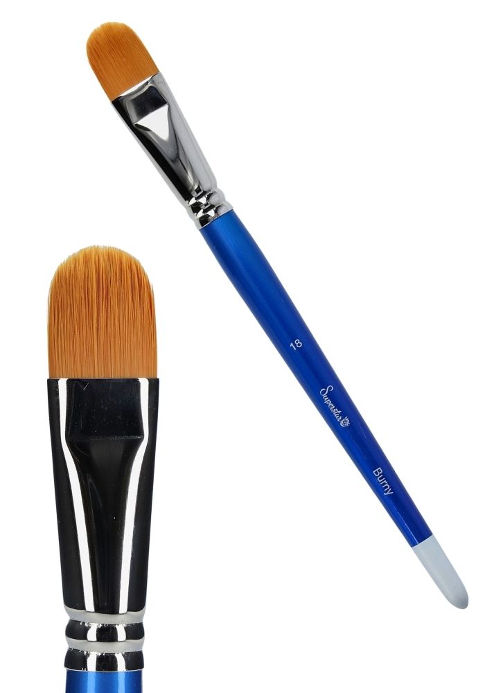 Synthetic Filbert Brush Burny Superstar #18 - Festivales