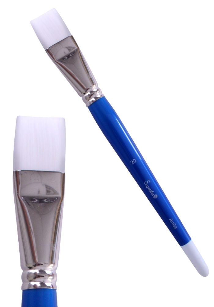 Synthetic Flat Brush Anita #20 - Festivales