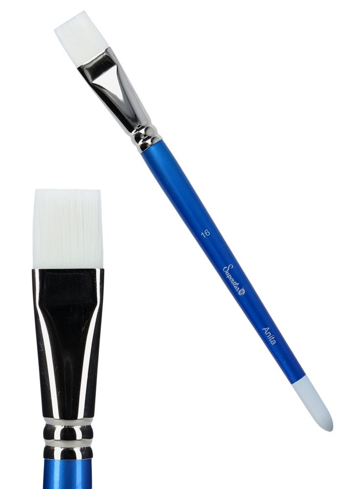 Synthetic Flat Brush Anita #16 - Festivales