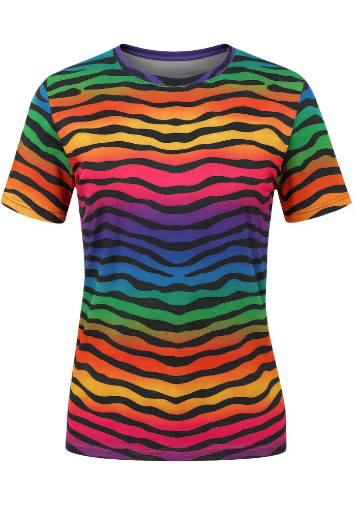 T-shirt Neon Tijger Unisex - Festivales