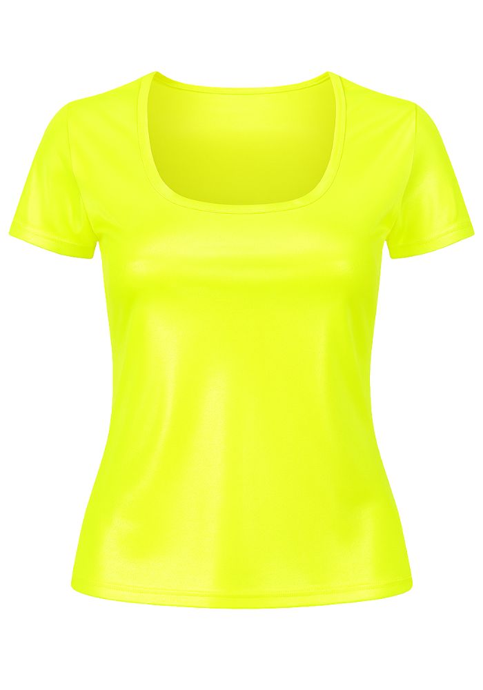 T-shirt Dames Neon Geel - Festivales