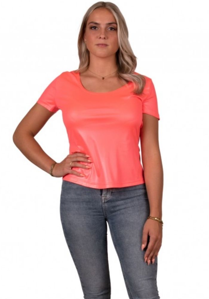 T-shirt Dames Neon Roze - Festivales