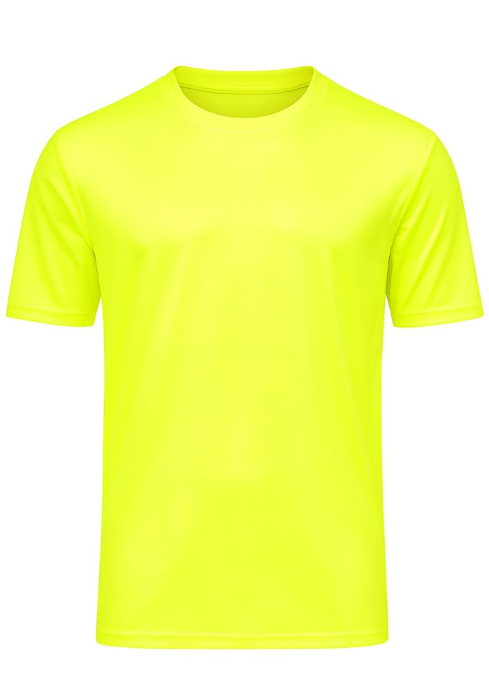 T-shirt Neon Geel Heren - Festivales