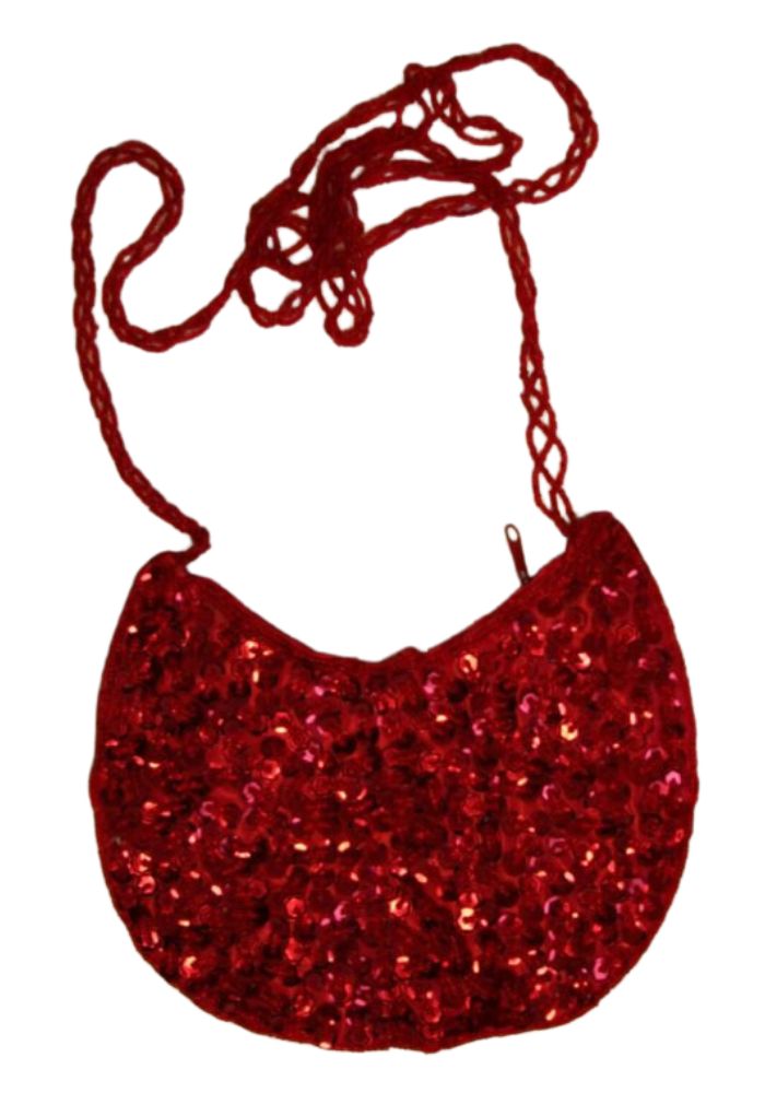 Tasje Dorlie Pailletten Rood - Festivales