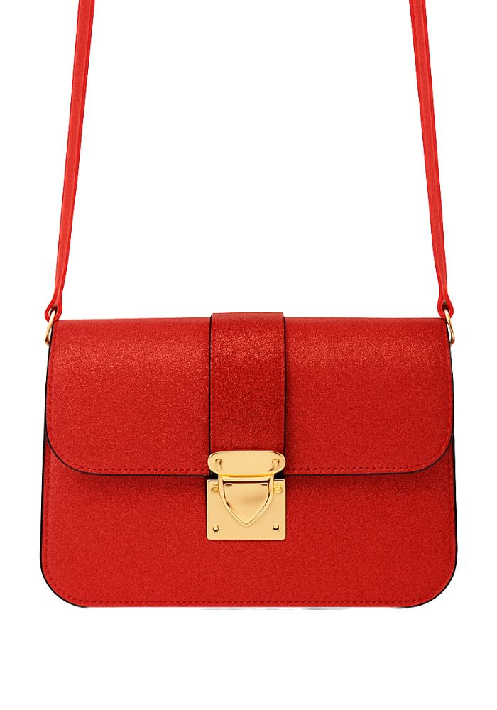 Rood Glitter Tasje - Festivales