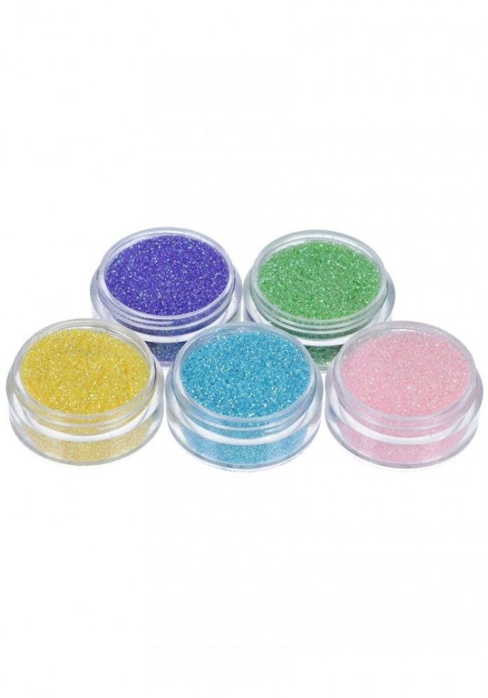 Unicorn glitterset for glitter tattoo 5 x 5 ml (98804) - Festivales