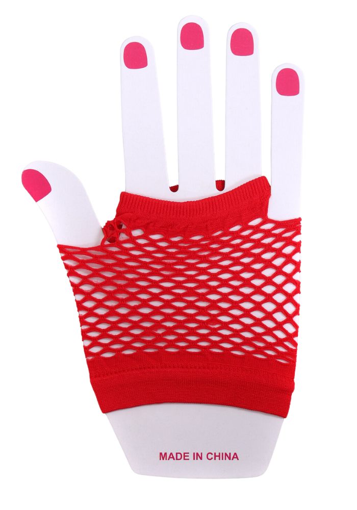 Handschoentjes Netje Rood Klein