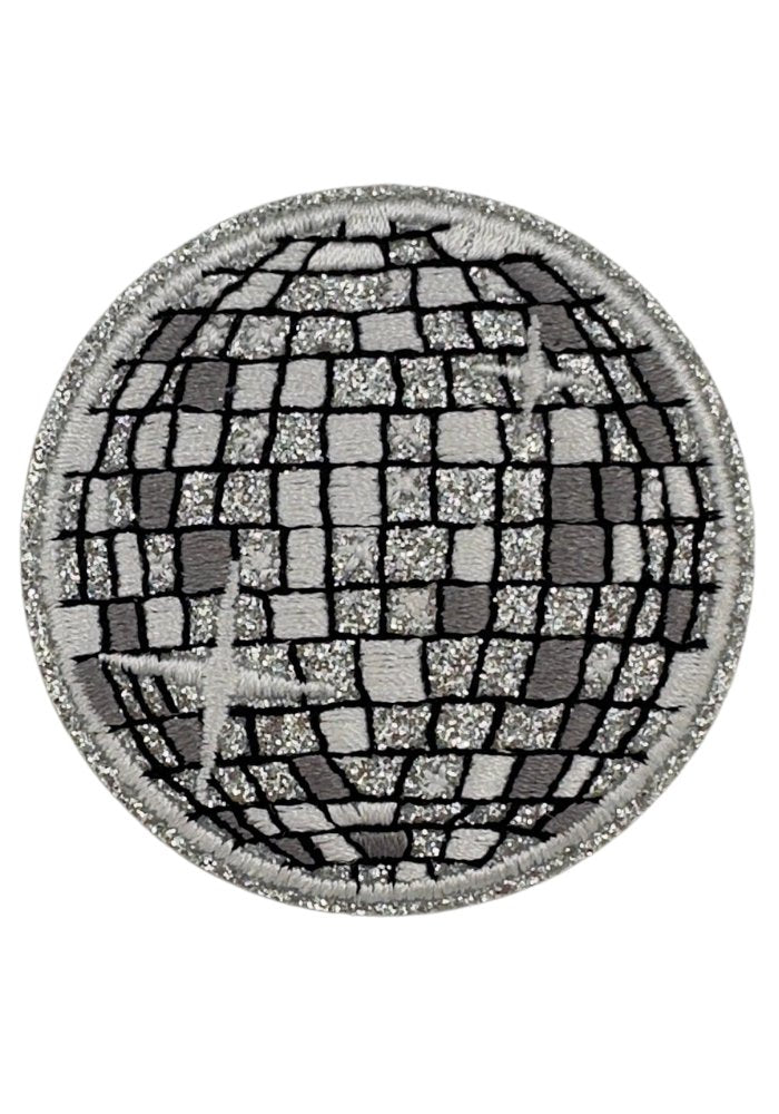 Discobal Zilver Glitter - Carnavals Embleem - Festivales