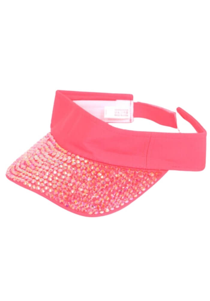 Zonneklep Strass Roze - Festivales