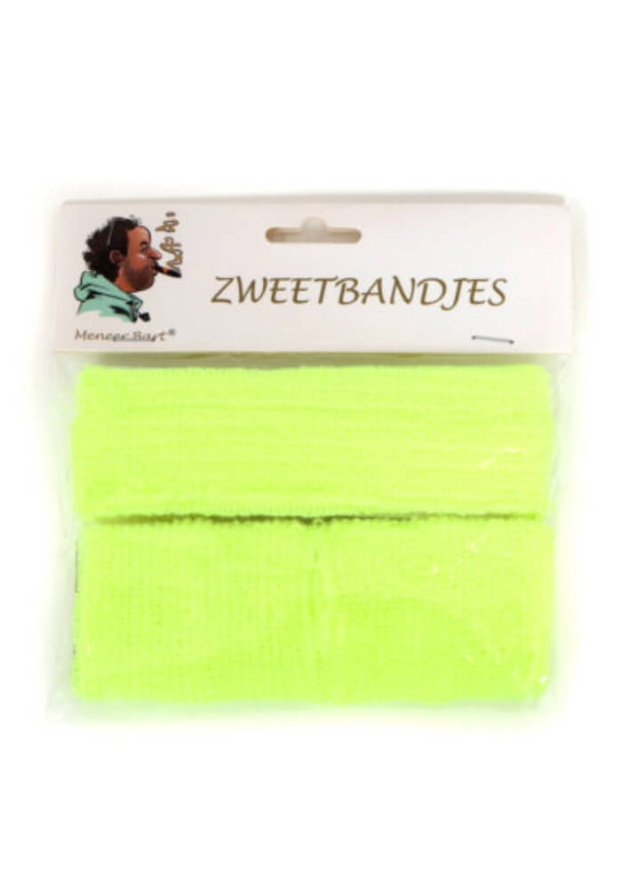 Zweetbandjes Set Geel - Festivales