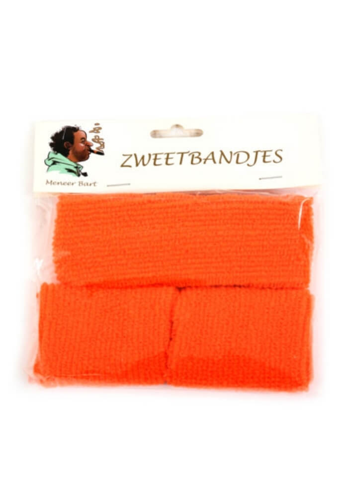 Zweetbandjes Set Oranje - Festivales