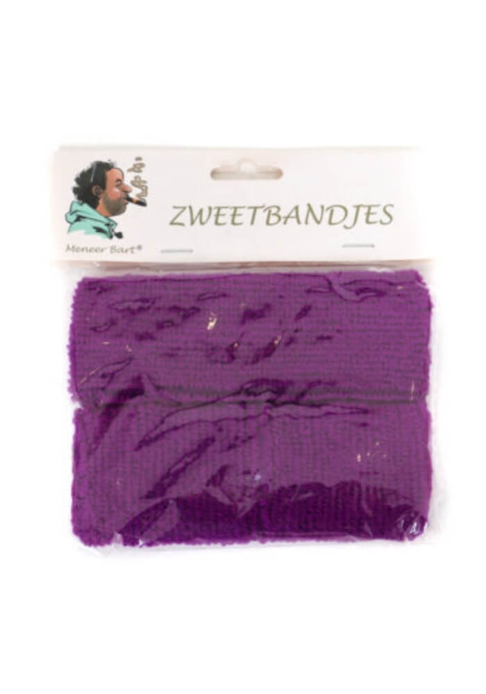 Zweetbandjes Set Paars - Festivales