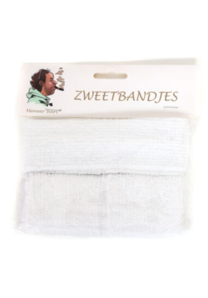 Zweetbandjes Set Wit - Festivales