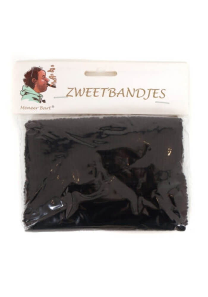 Zweetbandjes Set Zwart - Festivales